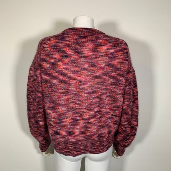 IRO Melange Sweater knitted Pink Mohair Sz XS - Picture 5 of 7